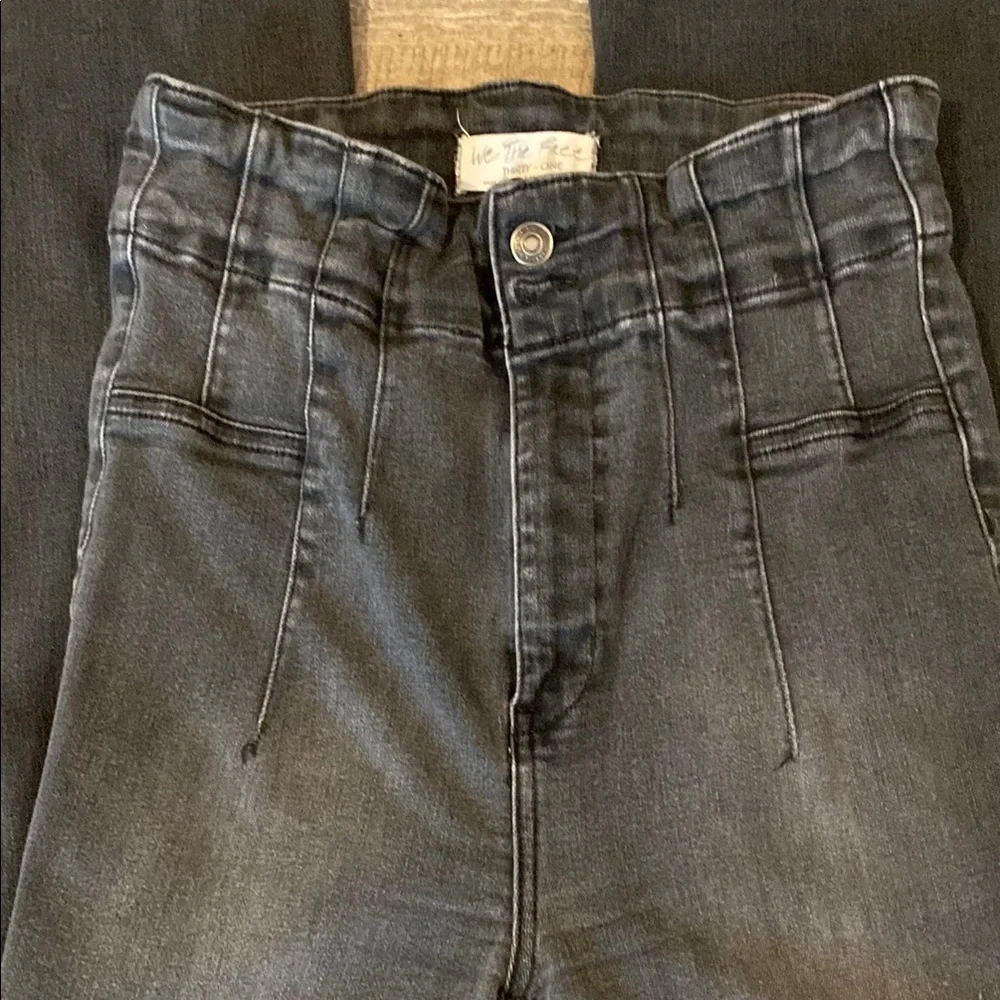 We The Free Jayde Flare Jeans Ridge Grey size 31 - Picture 4 of 9